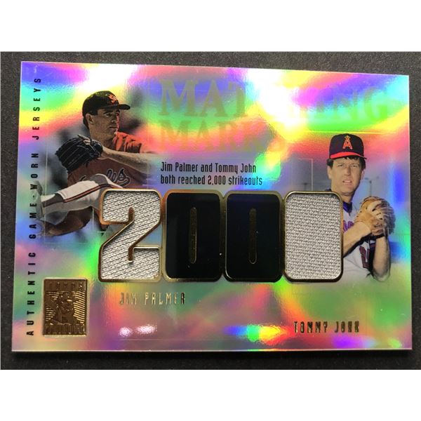 2002 Topps DUAL Game Used - Jim Palmer & Tommy John