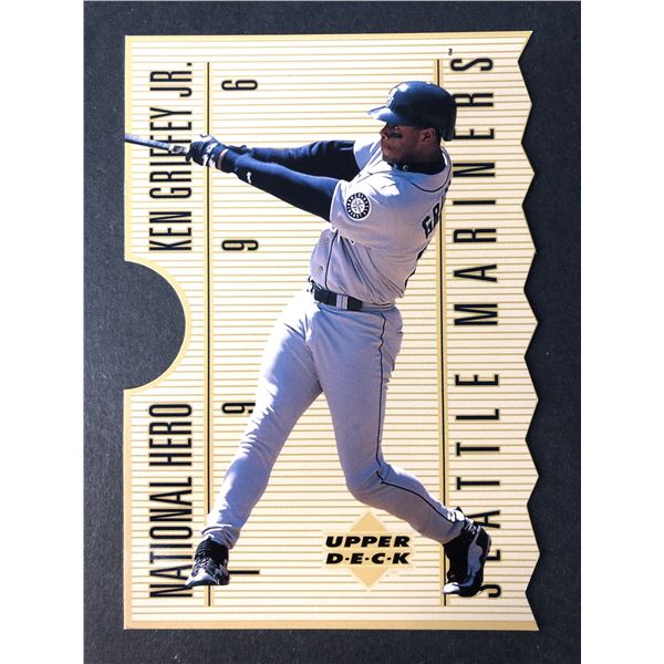 1996 UD National Hero - Ken GRIFFEY Jr Oversize Card - Mariners