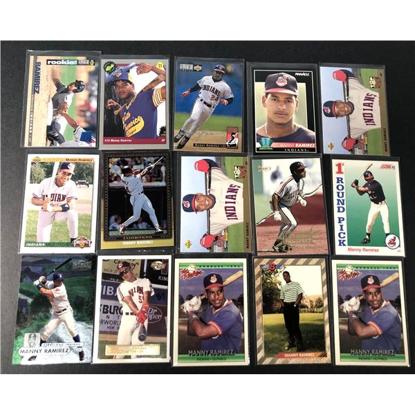 Manny Ramirez Card LOT x15 w/ ROOKIES