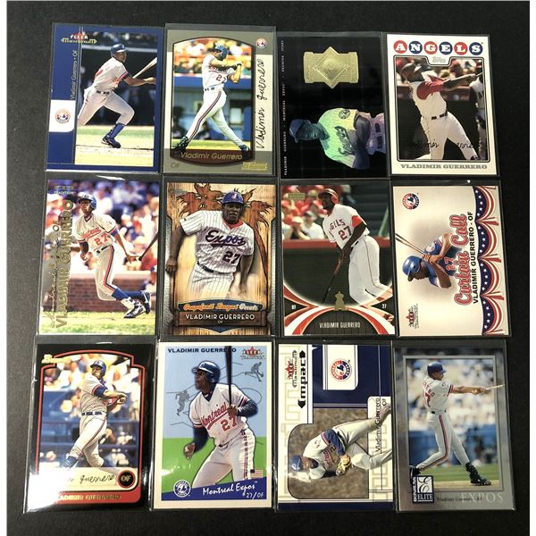 Vladimir Guerrero Card LOT x12 - Expos & Angels