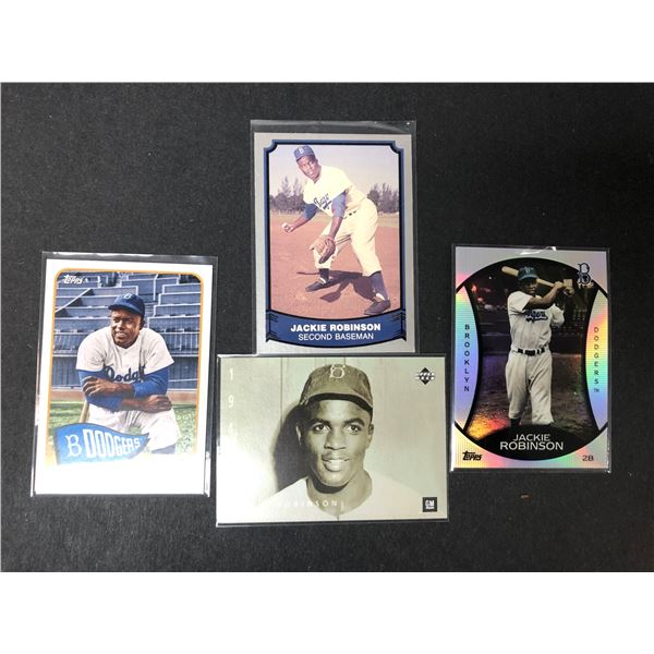 Jackie Robinson LOT x4 - Dodgers