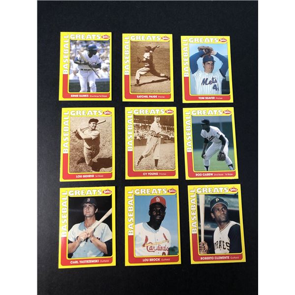 1990 Swell Card Lot x9 - Clemente, Banks, Gehrig