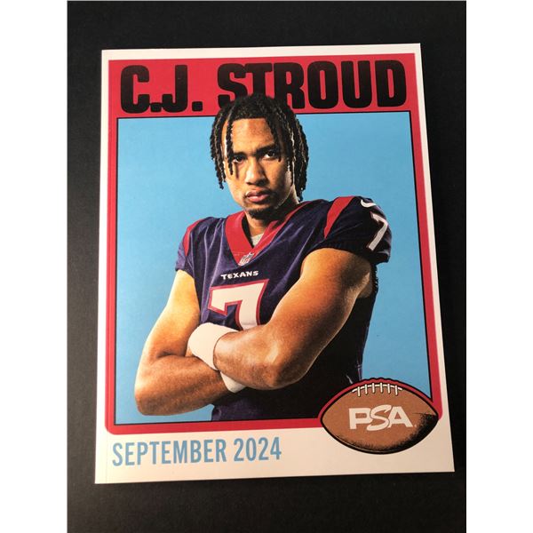 PSA Magazine - CJ Stroud - Texans