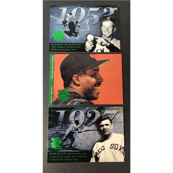 1994 Upper AS Jumbo Cards - Mantle, Ruth, Bonds