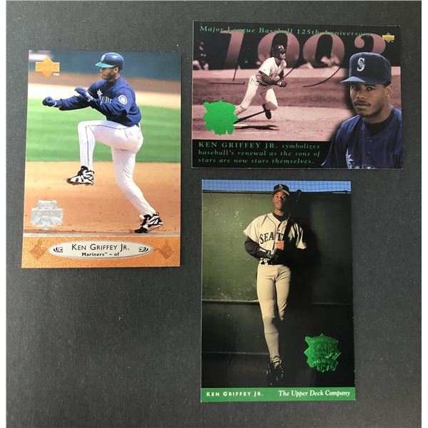 Ken Griffey Jr. JUMBO Cards x3