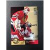 Image 1 : Ed BELFOUR Signed Card - Blackhawks