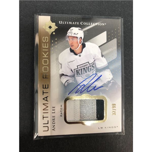 2024-25 UD Rookie Patch AUTOGRAPH - Andre Lee - /99 Kings