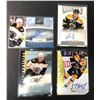 Image 1 : Bruins AUTOGRAPH LOT x4 - Smith, Kobasew, Krug