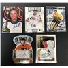 Image 1 : Hockey x5 AUTOGRAPHED Certified Cards