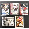 Image 1 : Hockey x5 AUTOGRAPHED Certified Cards
