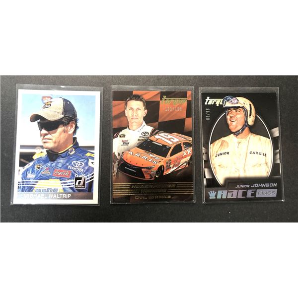NASCAR Card LOT x3 w/SP - Waltrip, Johnson