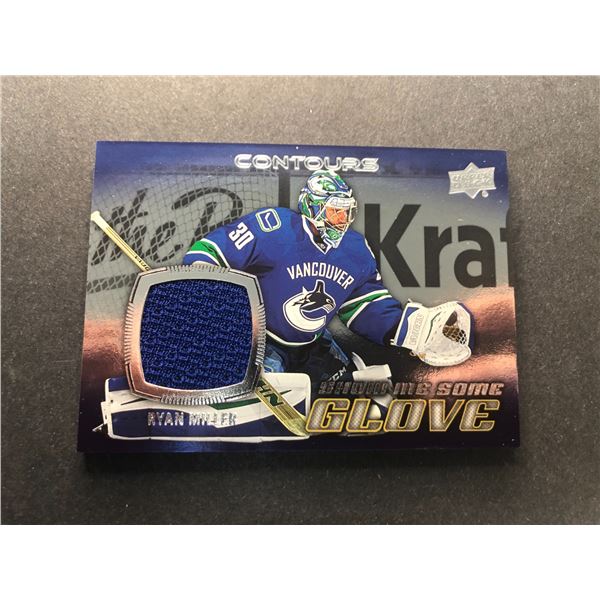 2015-16 UD Ryan Miller JERSEY Card - Canucks