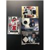 Image 1 : Hockey LOT x4 Game Used Cards
