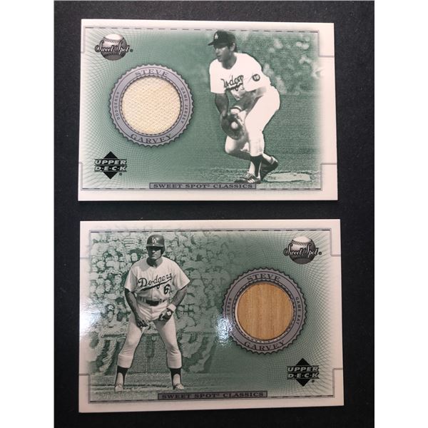 Steve Garvey GAME USED Lot x2 - Dodgers