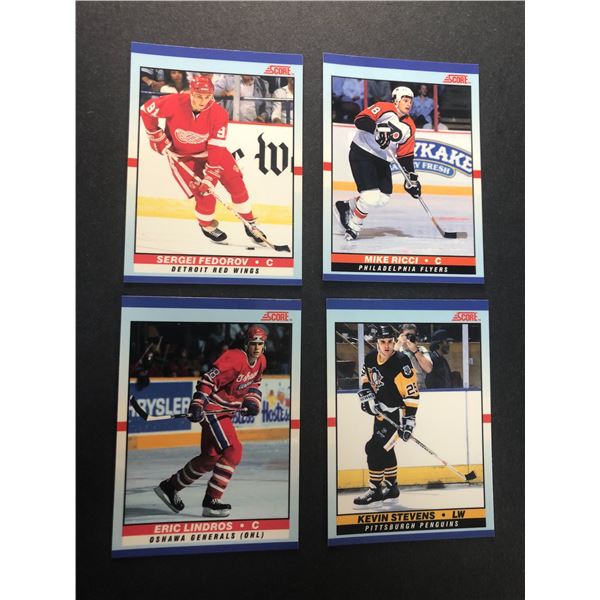 Hockey ROOKIES LOT x4 - Ricci, Lindros, Fedorov, Stevens