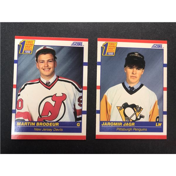 Brodeur & Jagr ROOKIE LOT - Penguins Devils
