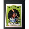 Image 1 : Cecil Cooper 2001 Archives AUTOGRAPH - Red Soxs