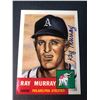 Image 1 : Ray Murray HAND SIGNED Card - Athletics
