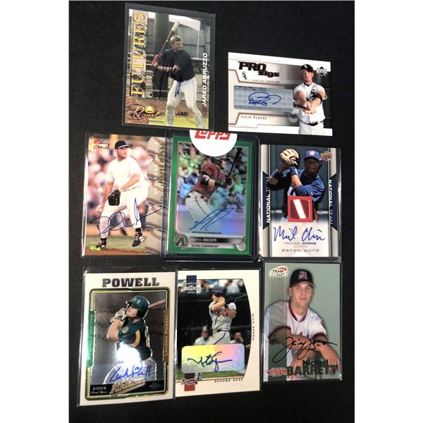 Baseball AUTOGRAPH LOT x8