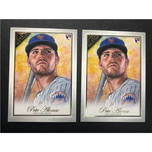 Pete ALONSO Rookie Card Lot x2 - Mets
