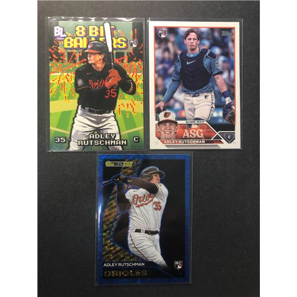 Adley Rutschman ROOKIE LOT x3 - Orioles