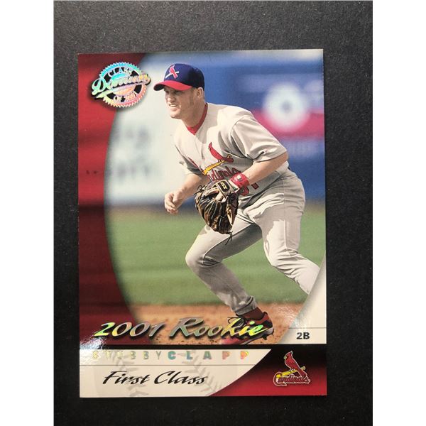 2001 Donruss 1/50 STUBBY Clapp Rookie Card - SSP Cardinals