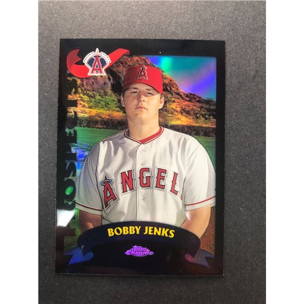 2002 Topps Chrome REFRACTOR /100 - Bobby Jenks - Angels