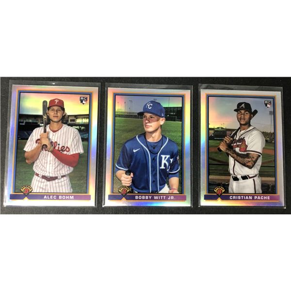 2021 Bowman Chrome REFRACTOR LOT - Witt Jr, Bohm, Pache