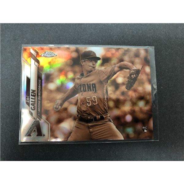2020 Topps Chrome SEPIA REFRACTOR - Zach Gallen RC - Diamondbacks