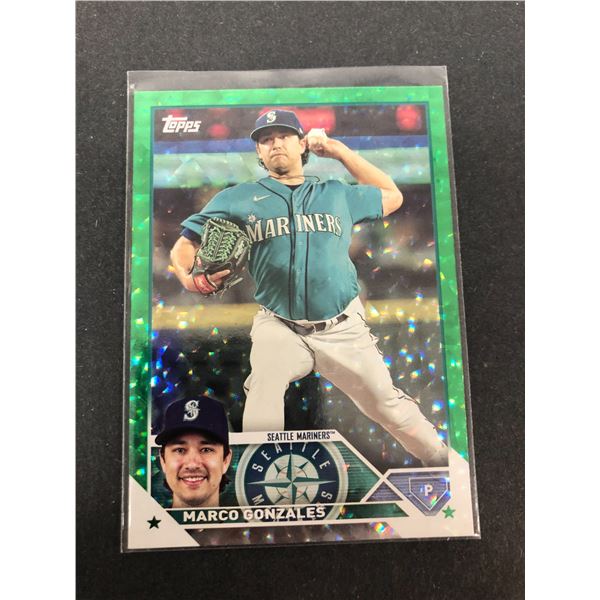 2023 Topps GREEN Sparkle - Marco Gonzales - Mariners