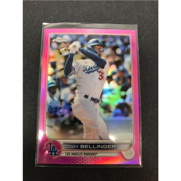 2022 Topps Chrome PINK REFRACTOR - Cody Bellinger - Dodgers