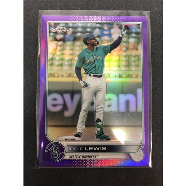 2022 Topps Chrome PURPLE REFRACTOR /250 - Kyle Lewis - Mariners