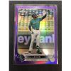 Image 1 : 2022 Topps Chrome PURPLE REFRACTOR /250 - Kyle Lewis - Mariners