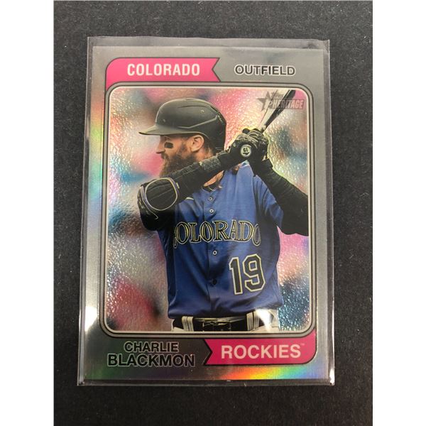 2023 Heritage Chrome REFRACTOR - Charlie Blackmon - Rockies