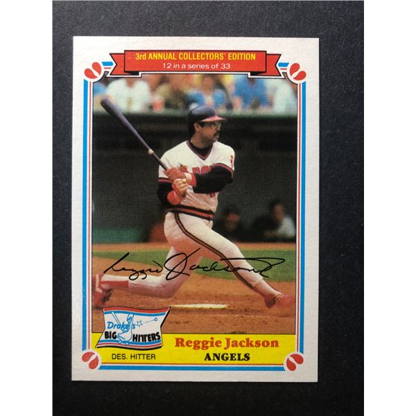 1983 Drakes - Reggie Jackson - Angels