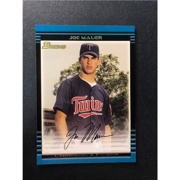 2002 Bowman - JOE MAUER Rookie Card - Twins