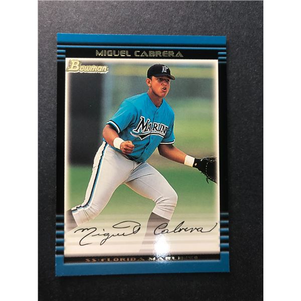2002 Bowman - Miguel CABRERA Rookie Card - Marlins