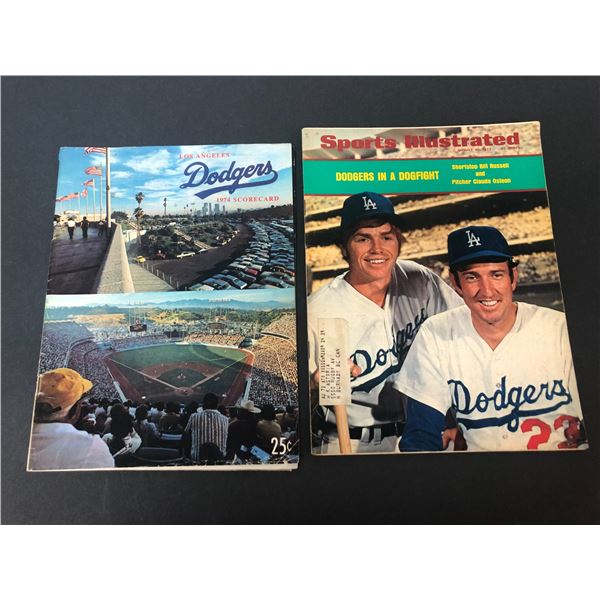 LA Dodgers 1973-1974 Magazines
