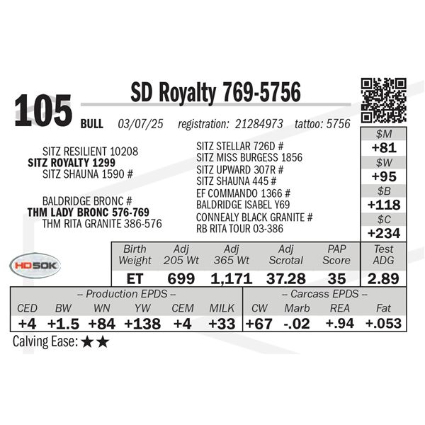 SD Royalty 769-5756