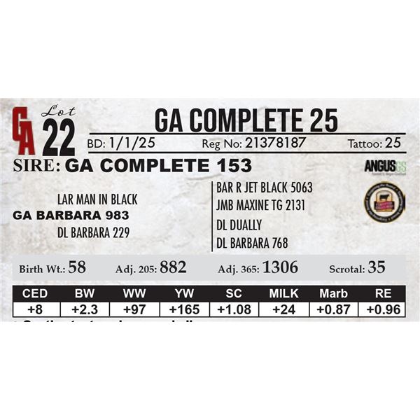 GA Complete 25