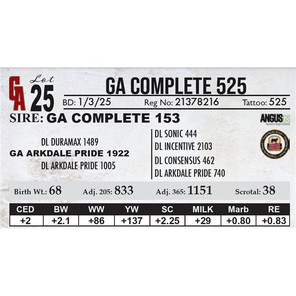 GA Complete 525