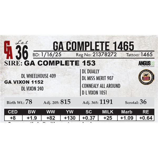GA Complete 1465