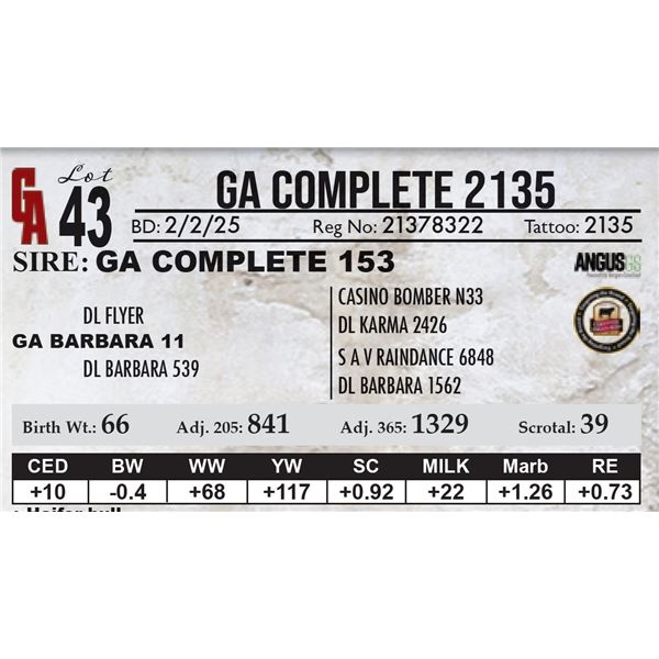 GA Complete 2135