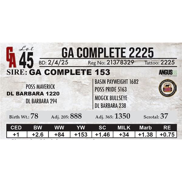 GA Complete 2225