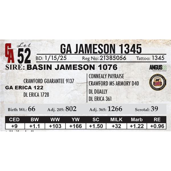 GA Jameson 1345
