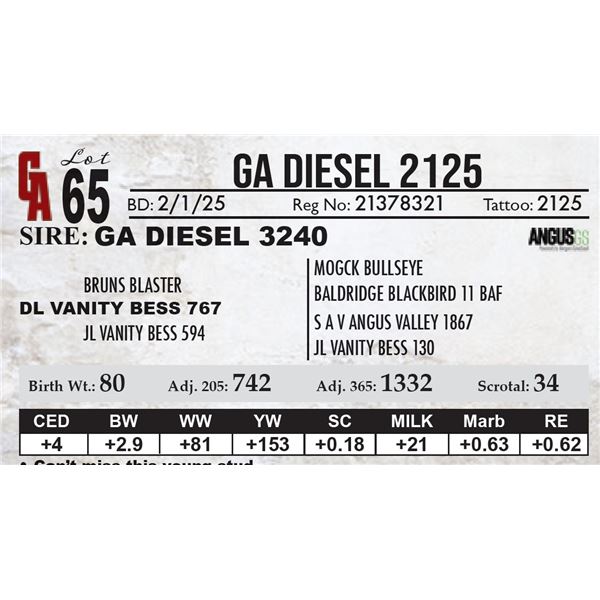 GA Diesel 2125