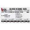 Image 1 : GA Rise N Shine 1645