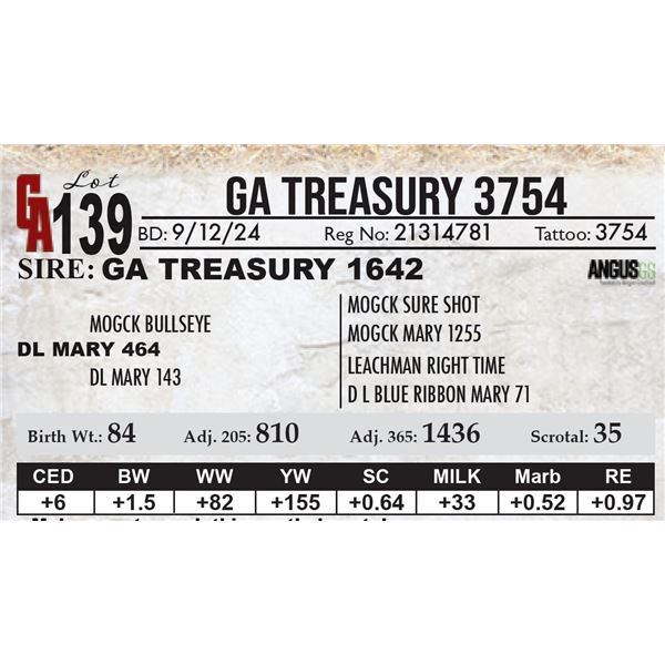 GA Treasury 3754