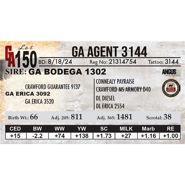 GA Agent 3144