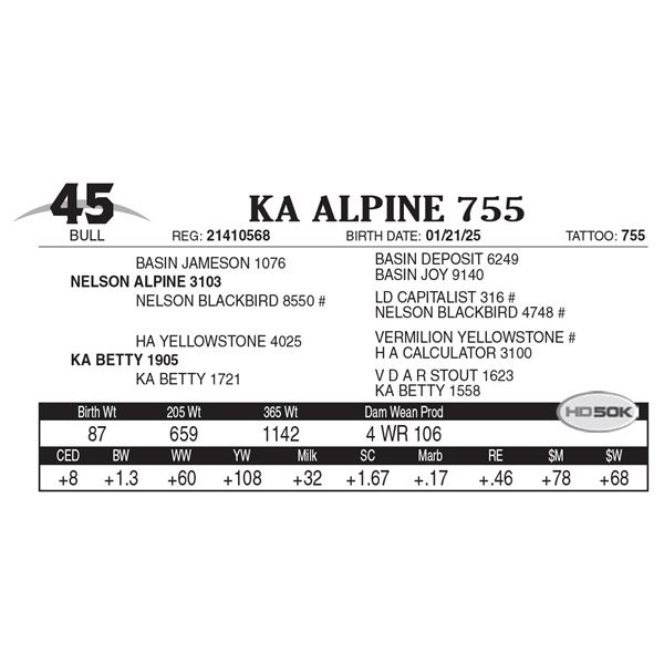 KA Alpine 755